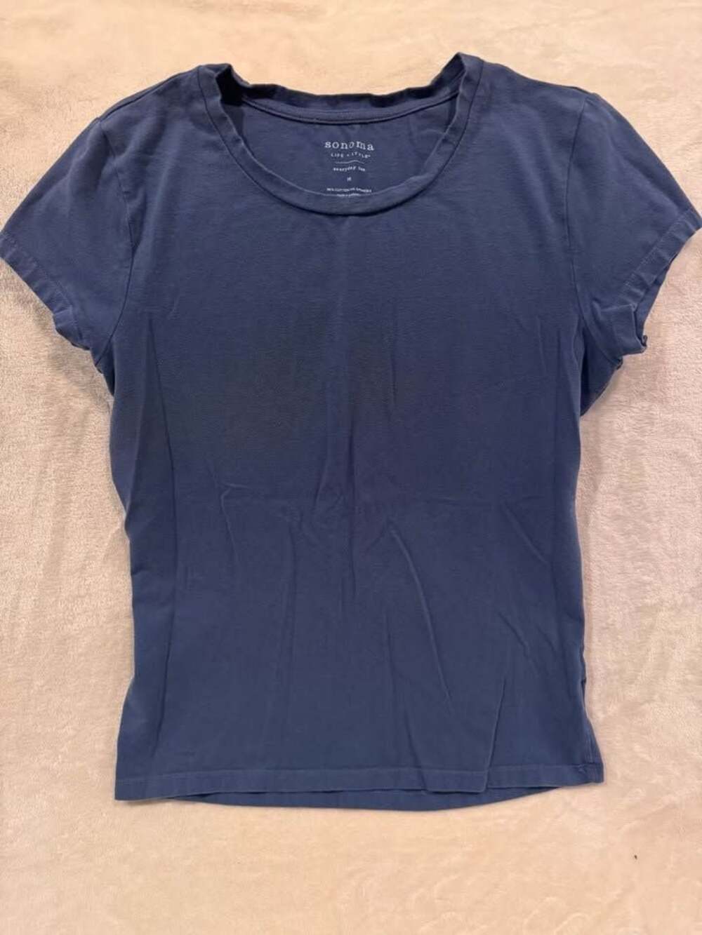 Women’s Sonoma Goods for Life Everyday Blue Tee Size Medium